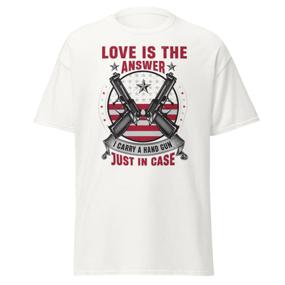 Liberty & Lead Apparel White / S Love is the Answer - Men's Classic Tee