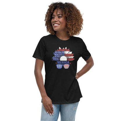 Liberty & Lead Apparel Merica - Ladies Relaxed Tee