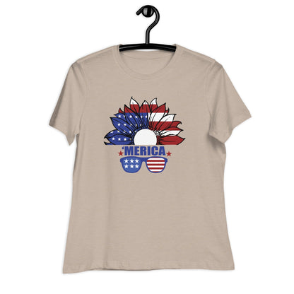 Liberty & Lead Apparel Merica - Ladies Relaxed Tee