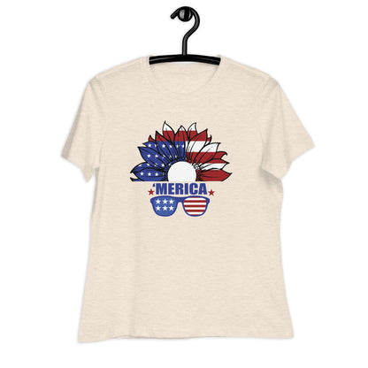 Liberty & Lead Apparel Merica - Ladies Relaxed Tee