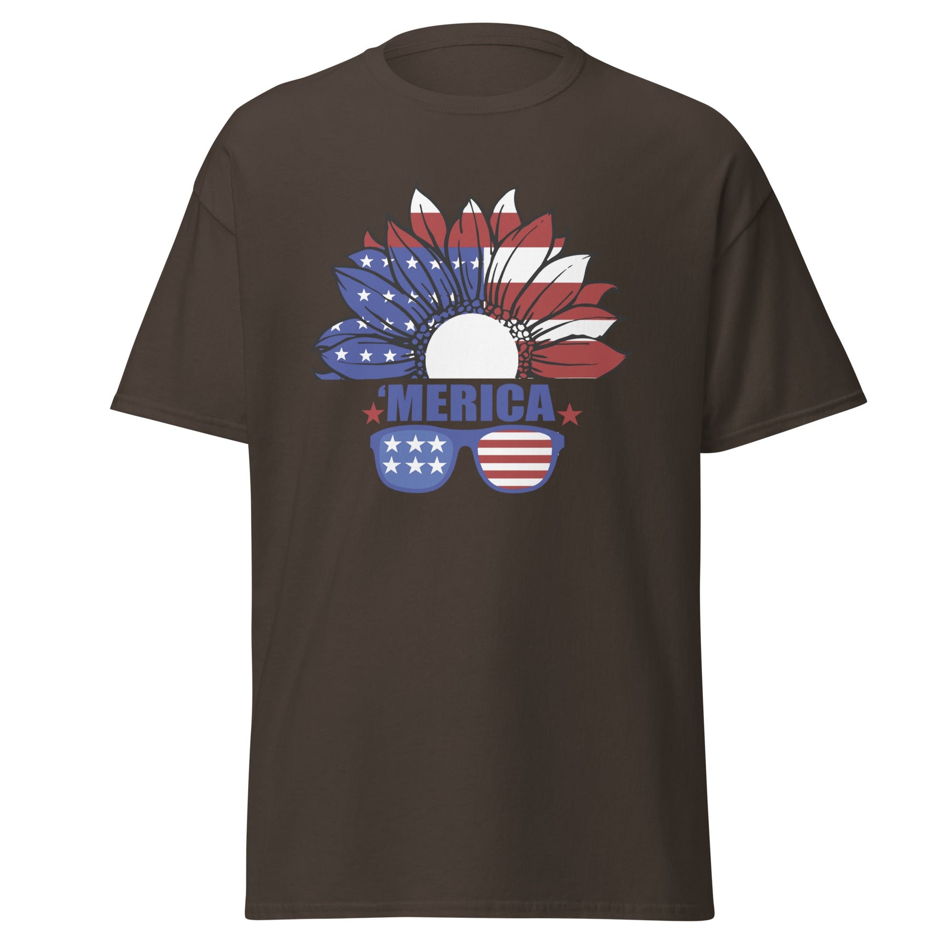 Liberty & Lead Apparel Dark Chocolate / S Merica - Men's Classic Tee