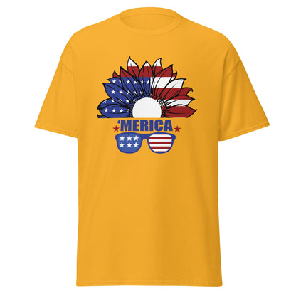 Liberty & Lead Apparel Gold / S Merica - Men's Classic Tee