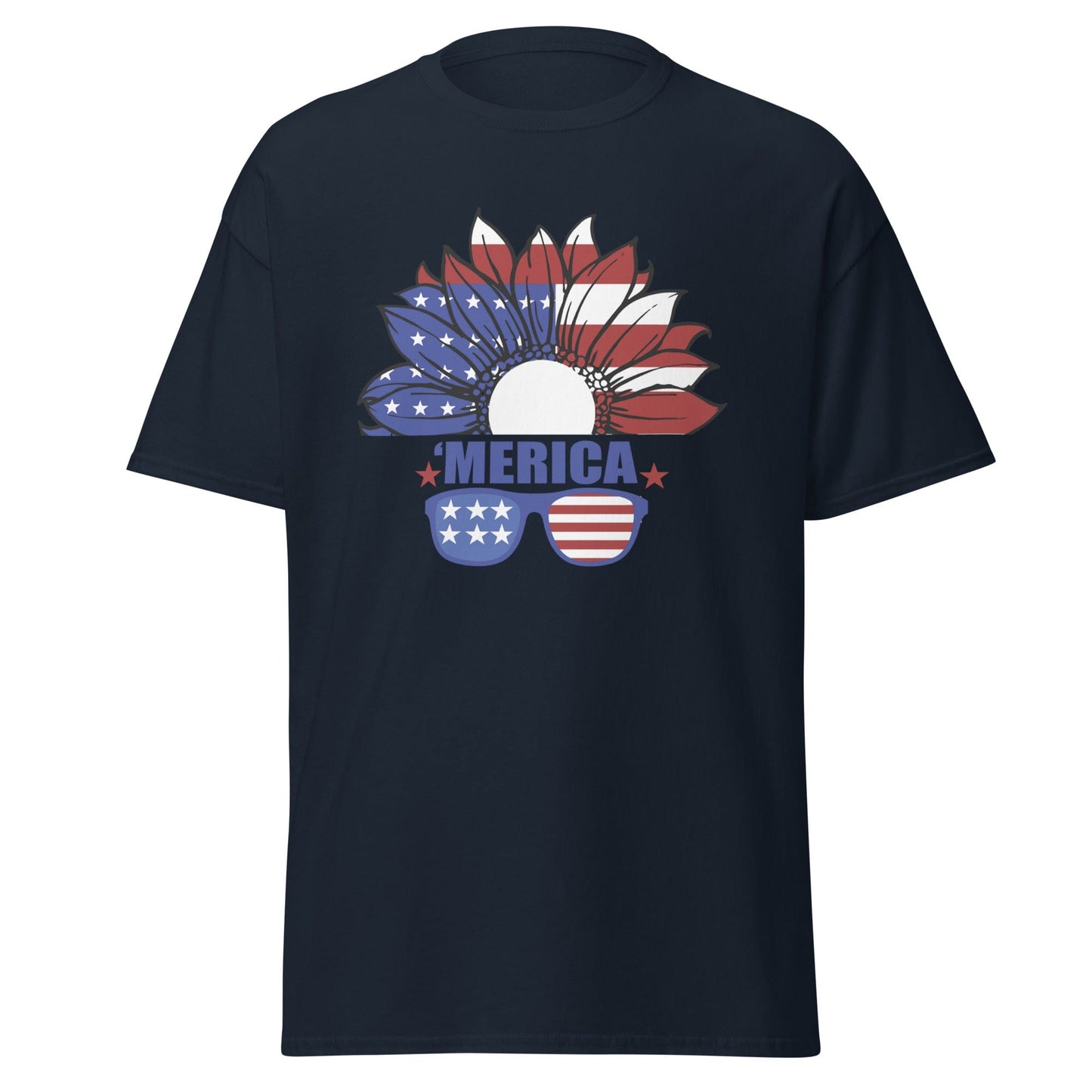 Liberty & Lead Apparel Navy / S Merica - Men's Classic Tee