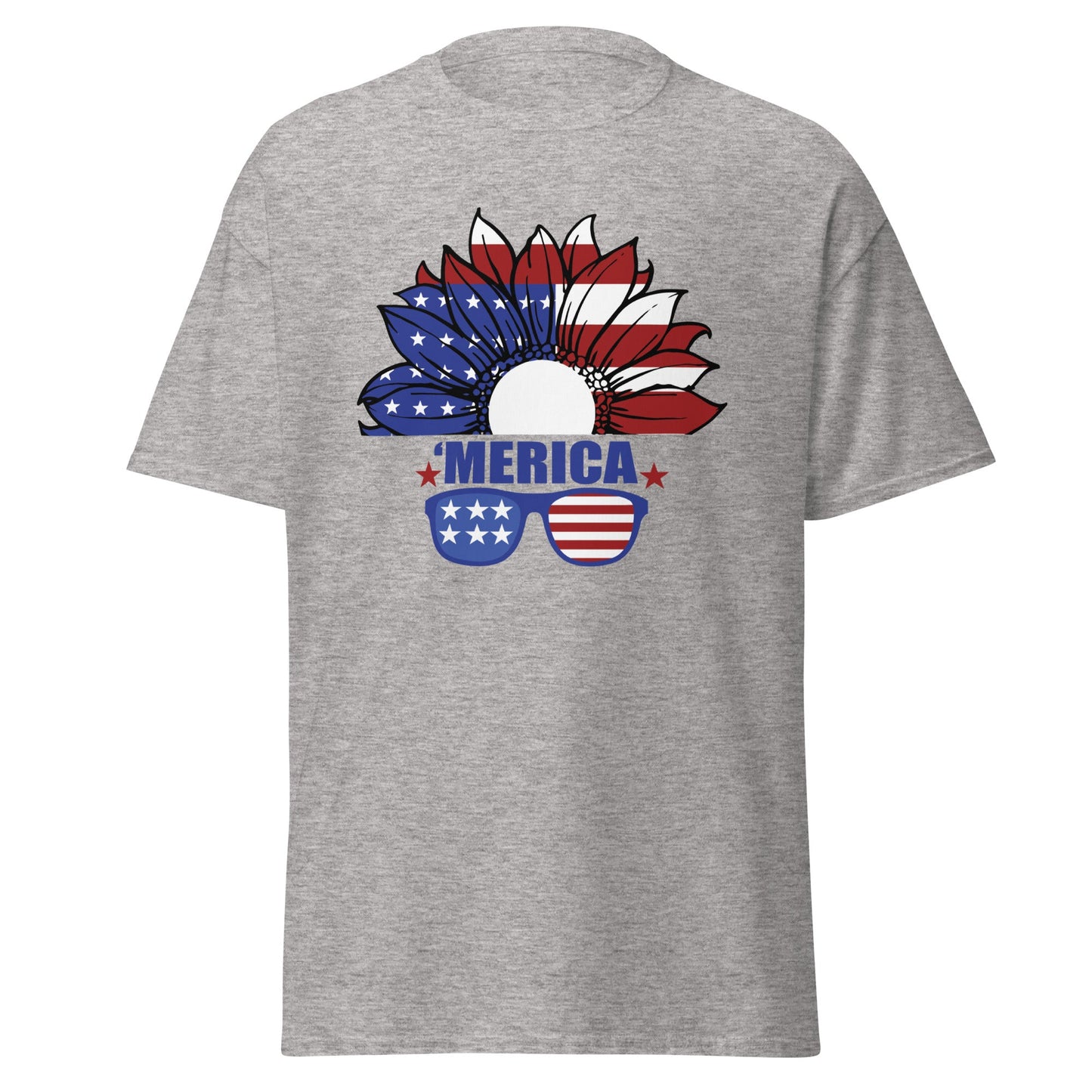 Liberty & Lead Apparel Sport Grey / S Merica - Men's Classic Tee