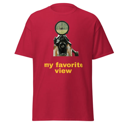 Liberty & Lead Apparel Cardinal / S My Favorite View - Men's Classic Tee