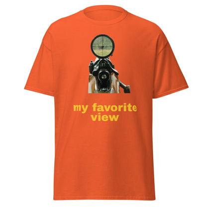 Liberty & Lead Apparel Orange / S My Favorite View - Men's Classic Tee