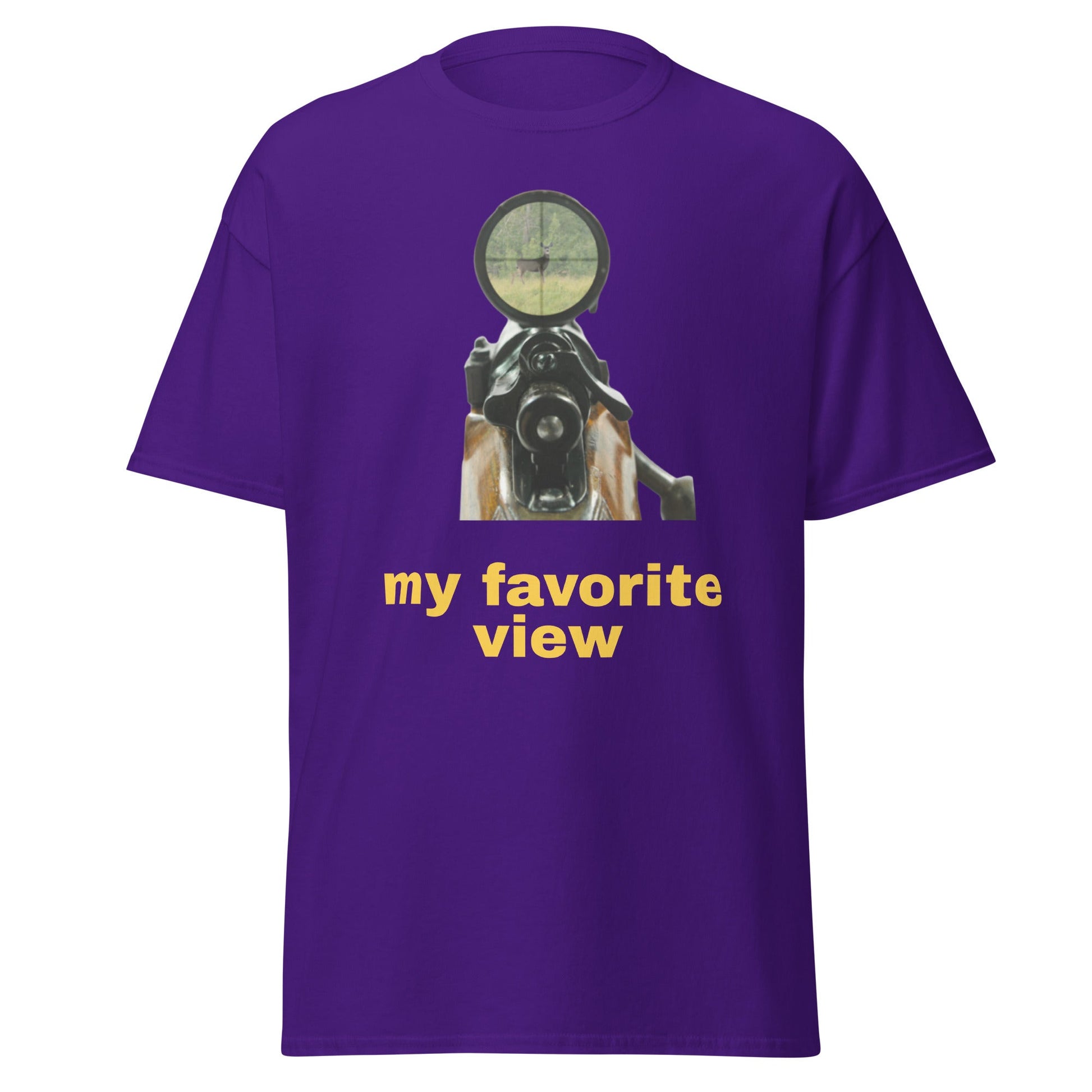 Liberty & Lead Apparel Purple / S My Favorite View - Men's Classic Tee