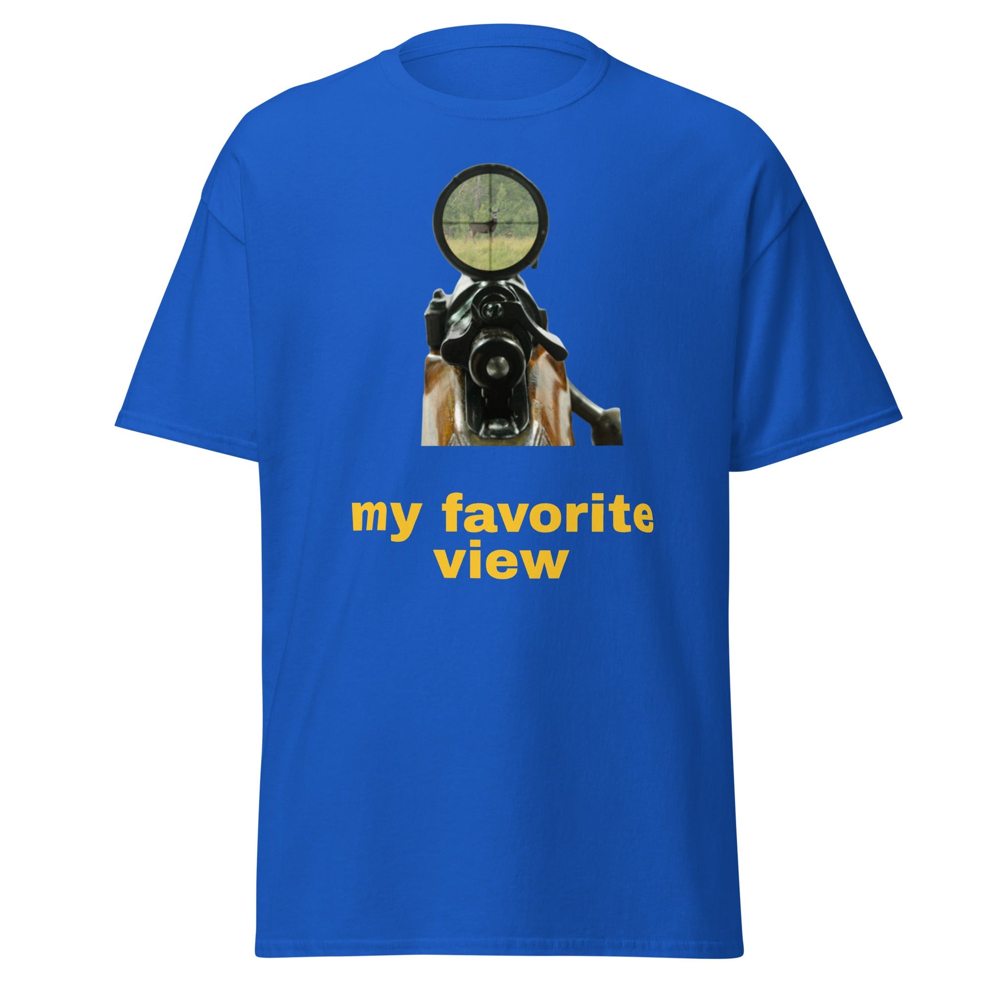 Liberty & Lead Apparel Royal / S My Favorite View - Men's Classic Tee