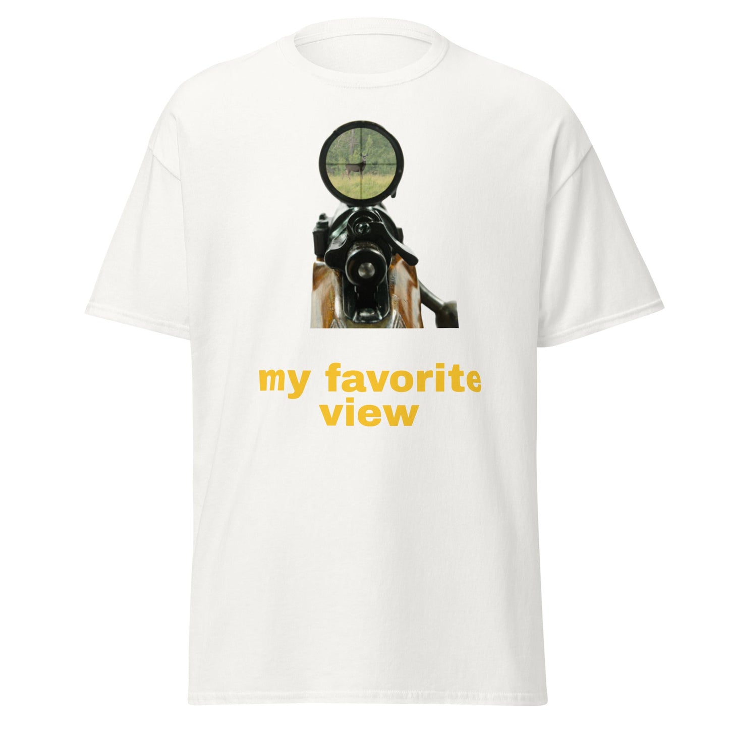 Liberty & Lead Apparel White / S My Favorite View - Men's Classic Tee