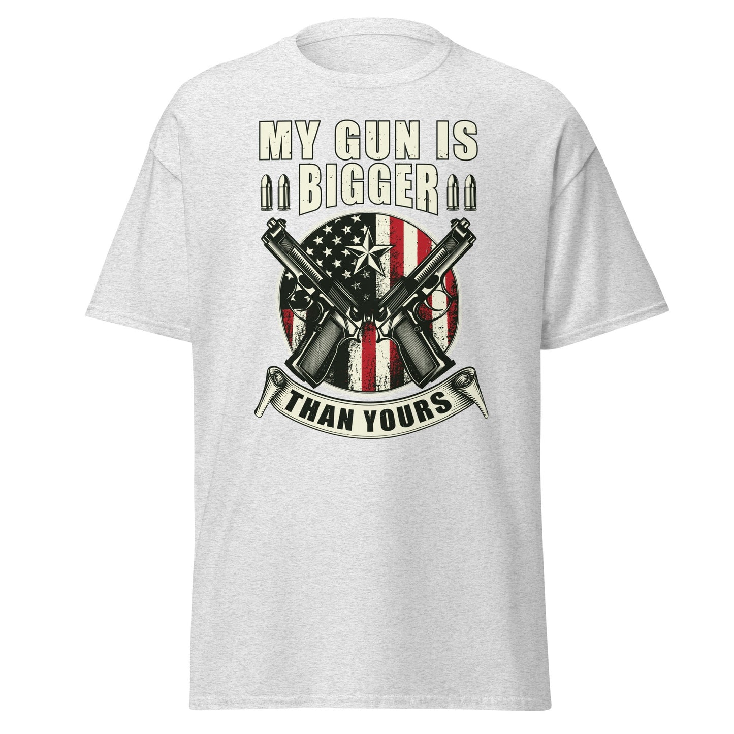 Liberty & Lead Apparel Ash / S My Gun is Bigger - Men's Classic Tee