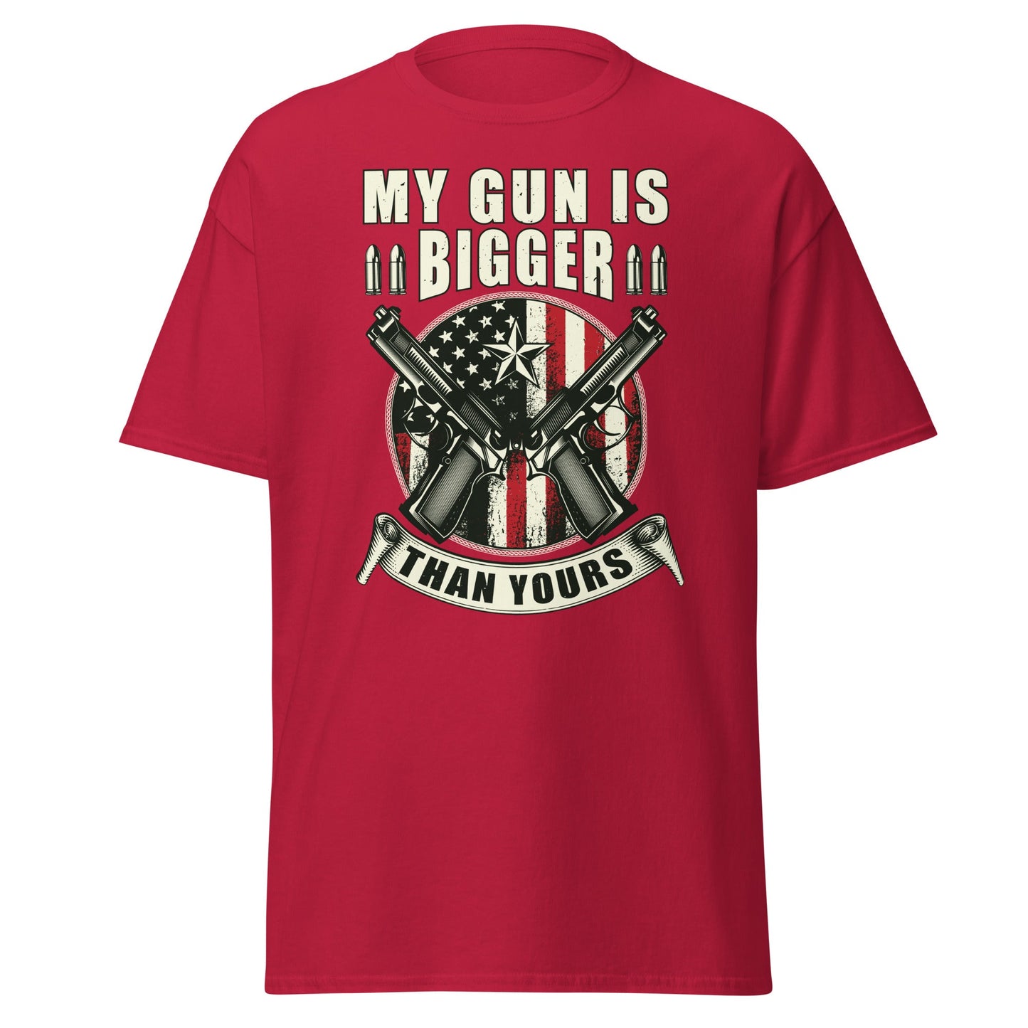 Liberty & Lead Apparel Cardinal / S My Gun is Bigger - Men's Classic Tee