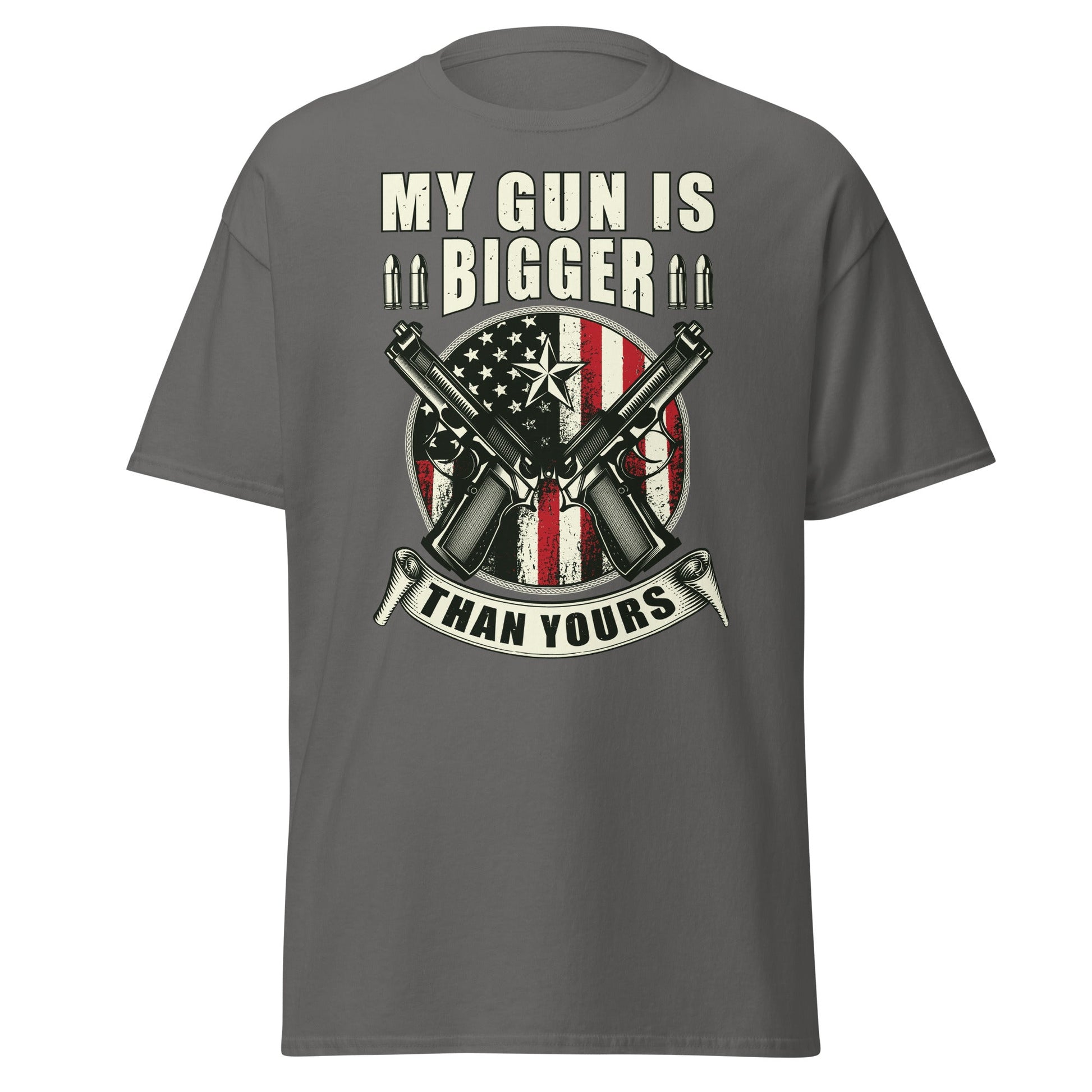 Liberty & Lead Apparel Charcoal / S My Gun is Bigger - Men's Classic Tee