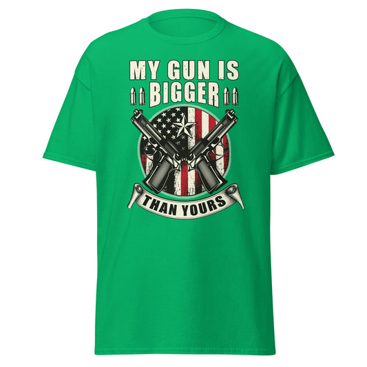 Liberty & Lead Apparel Irish Green / S My Gun is Bigger - Men's Classic Tee