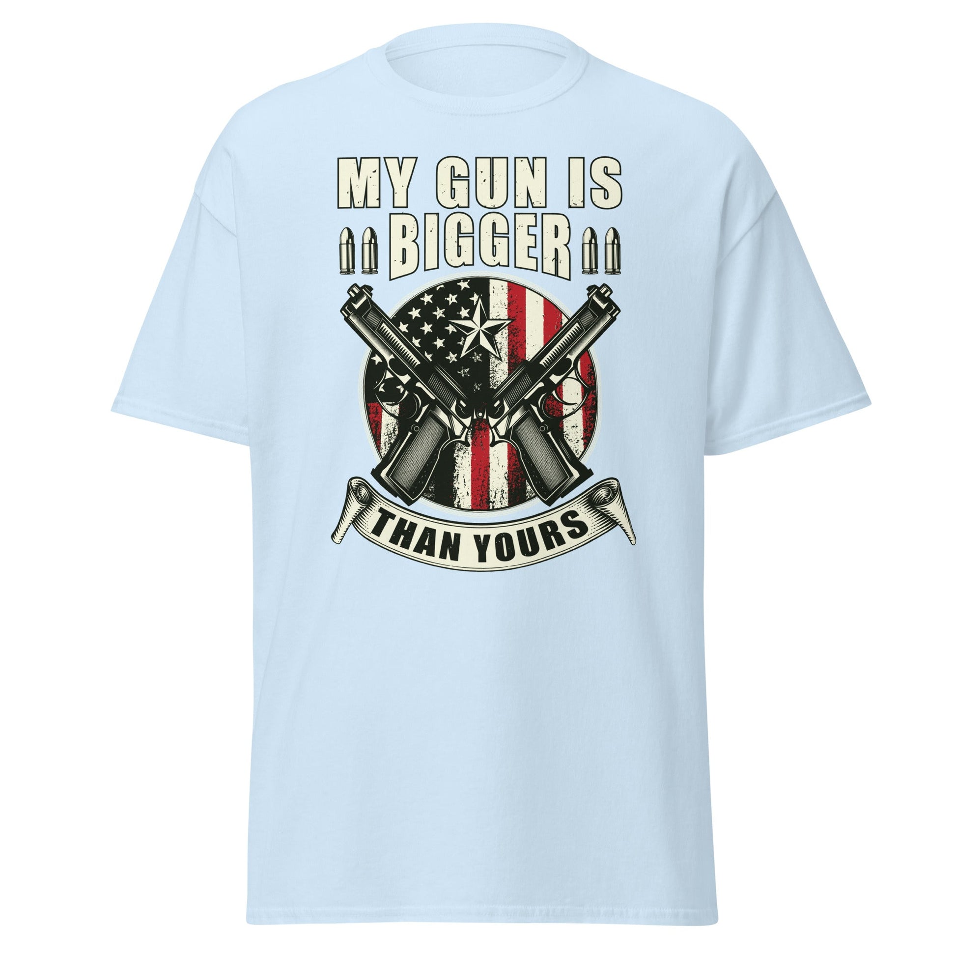 Liberty & Lead Apparel Light Blue / S My Gun is Bigger - Men's Classic Tee