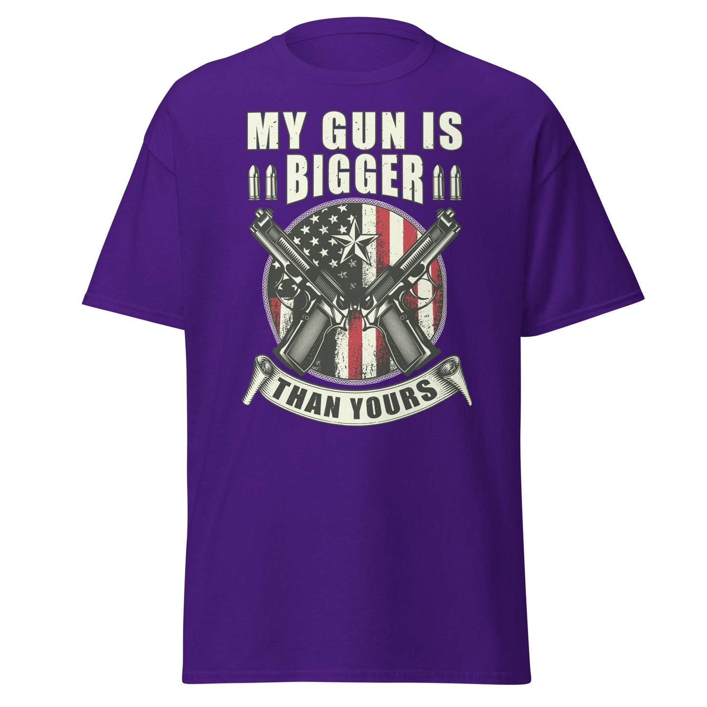 Liberty & Lead Apparel Purple / S My Gun is Bigger - Men's Classic Tee