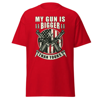 Liberty & Lead Apparel Red / S My Gun is Bigger - Men's Classic Tee