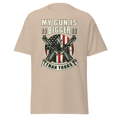 Liberty & Lead Apparel Sand / S My Gun is Bigger - Men's Classic Tee