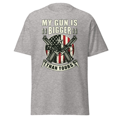 Liberty & Lead Apparel Sport Grey / S My Gun is Bigger - Men's Classic Tee