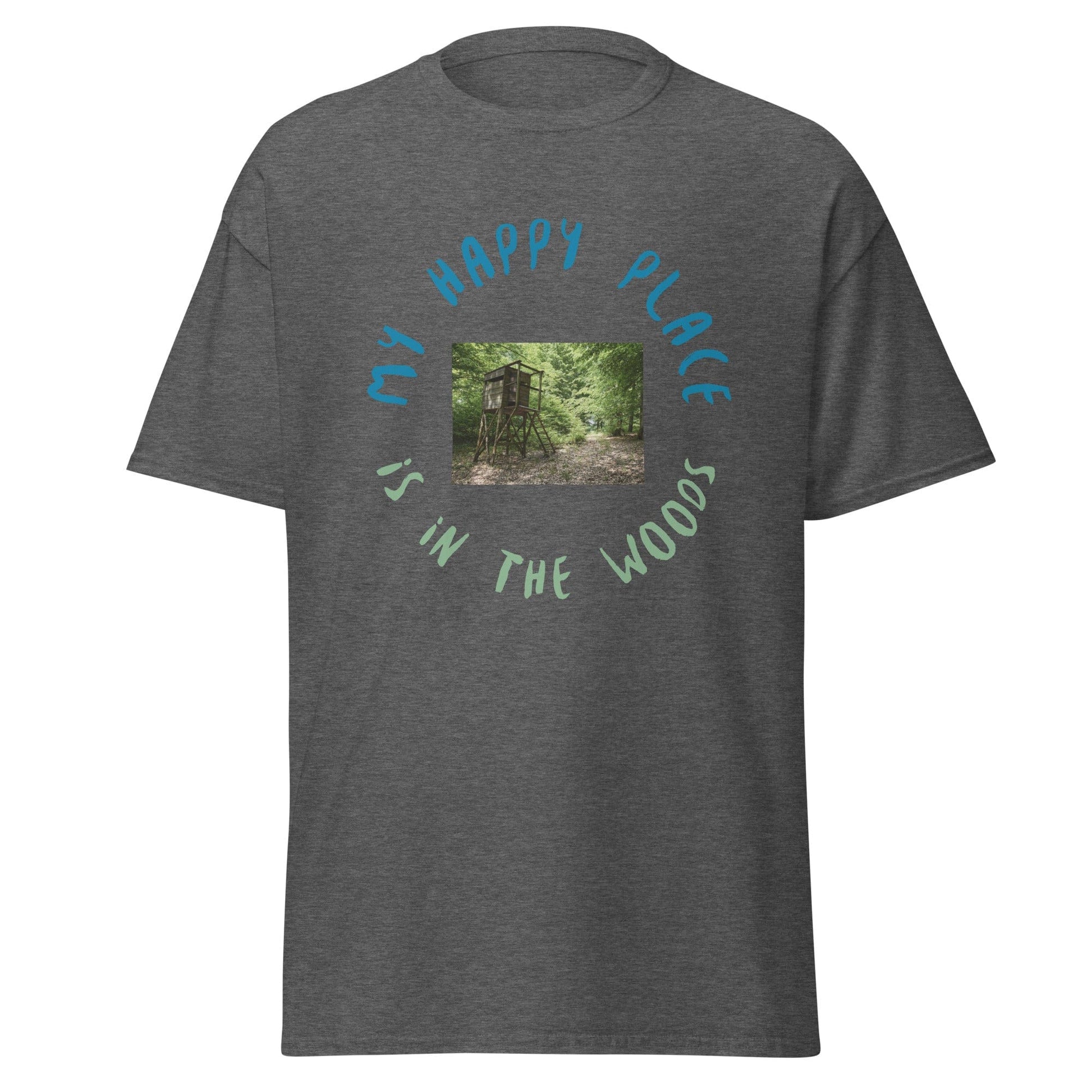 Liberty & Lead Apparel Dark Heather / S My Happy Place - Men's Classic Tee