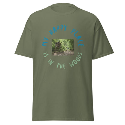 Liberty & Lead Apparel Military Green / S My Happy Place - Men's Classic Tee