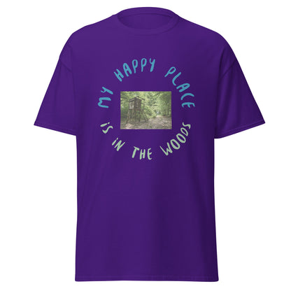 Liberty & Lead Apparel Purple / S My Happy Place - Men's Classic Tee