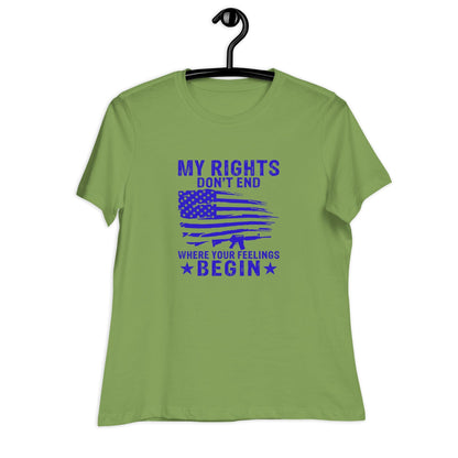 Liberty & Lead Apparel My Rights 2 - Ladies Relaxed Tee