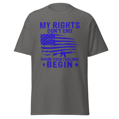 Liberty & Lead Apparel Charcoal / S My Rights 2 - Men's Classic Tee