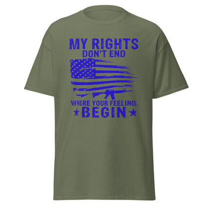 Liberty & Lead Apparel Military Green / S My Rights 2 - Men's Classic Tee