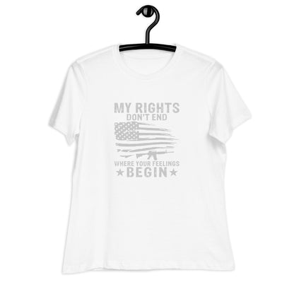 Liberty & Lead Apparel My Rights - Ladies Relaxed Tee