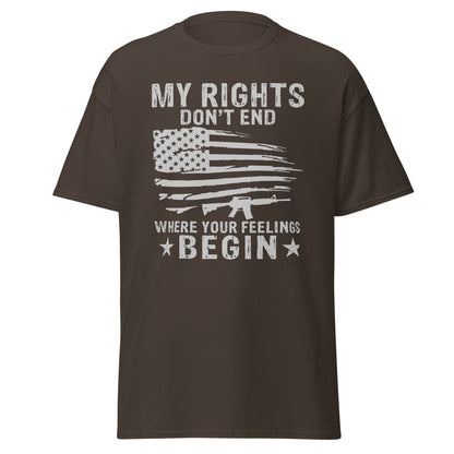 Liberty & Lead Apparel Dark Chocolate / S My Rights - Men's Classic Tee