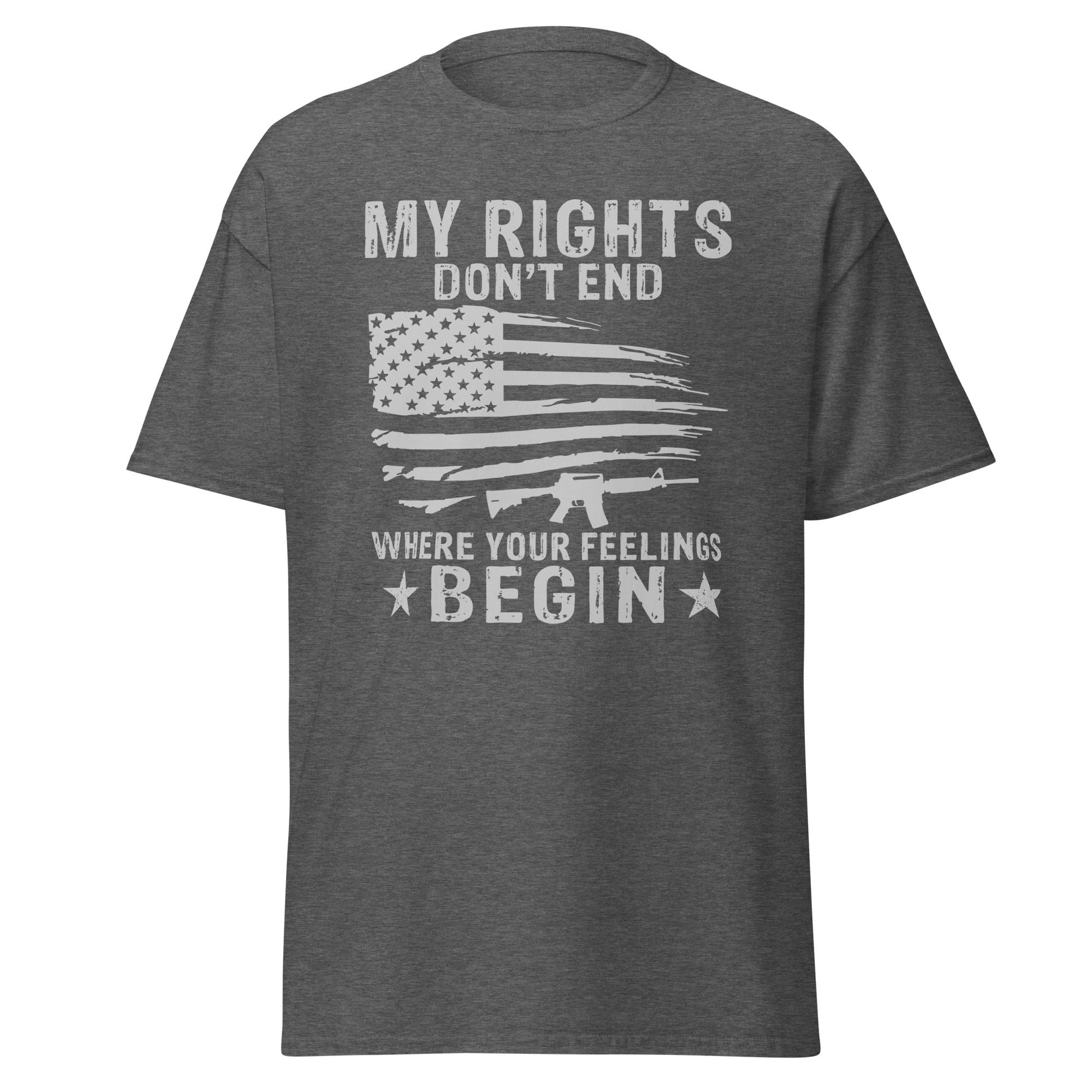 Liberty & Lead Apparel Dark Heather / S My Rights - Men's Classic Tee