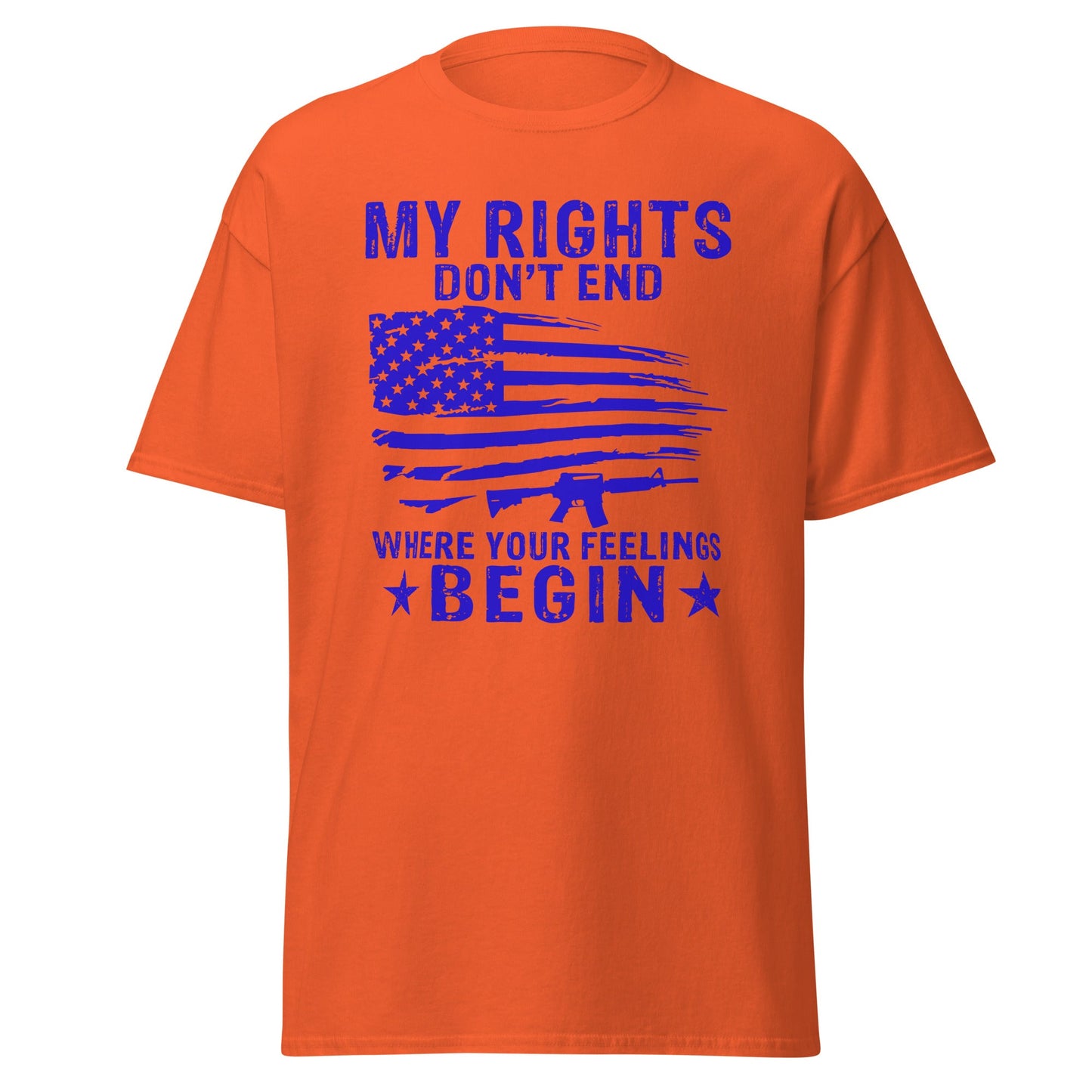 Liberty & Lead Apparel Orange / S My Rights - Men's Classic Tee