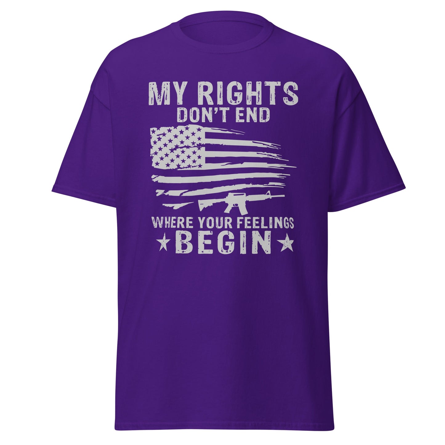 Liberty & Lead Apparel Purple / S My Rights - Men's Classic Tee