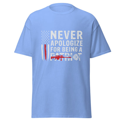 Liberty & Lead Apparel Carolina Blue / S Never Apologize 2 - Men's Classic Tee