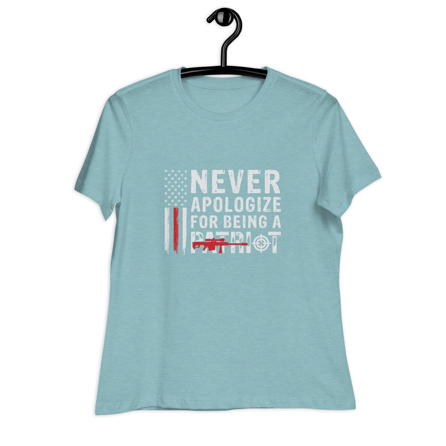 Liberty & Lead Apparel Never Apologize - Ladies Relaxed Tee