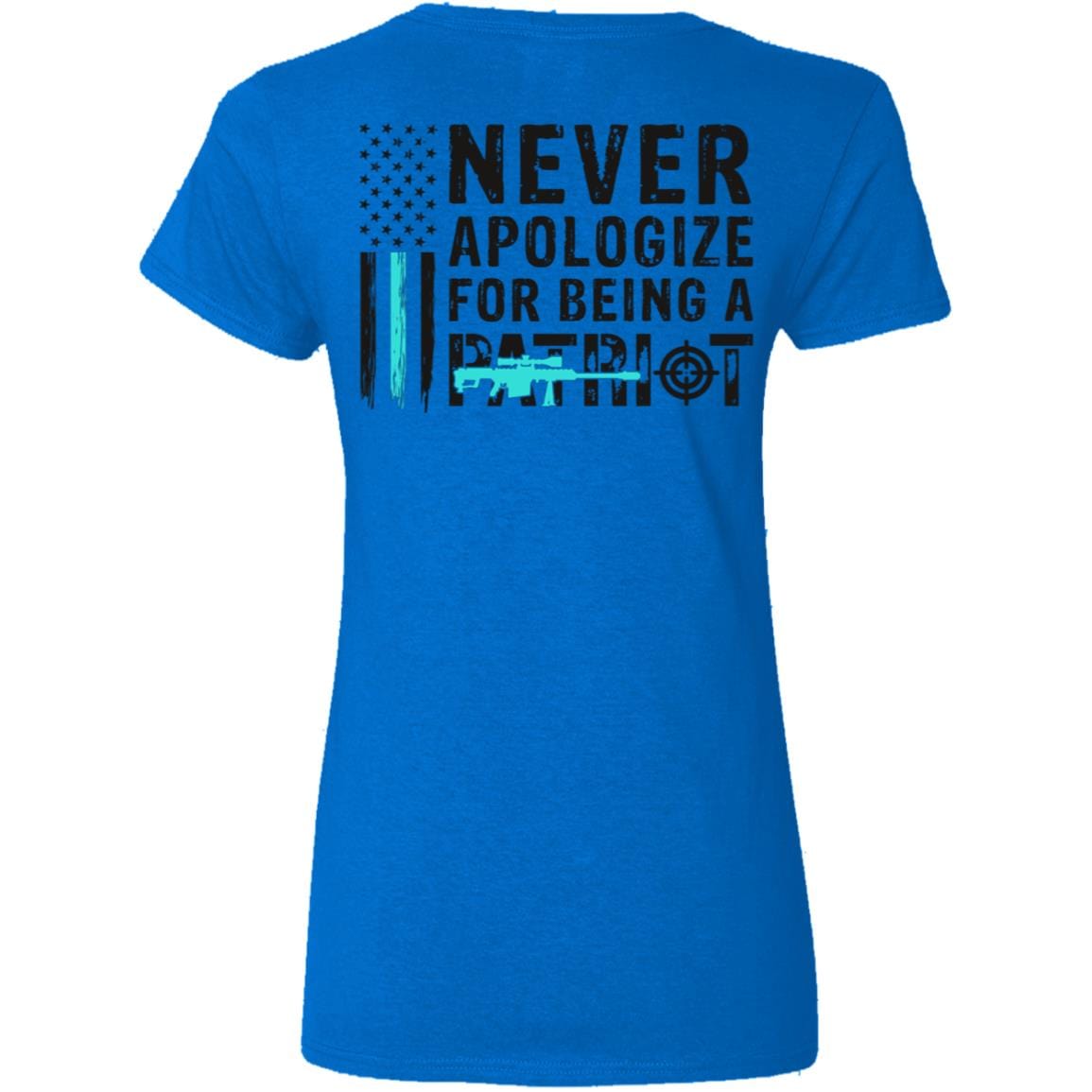 Liberty & Lead Apparel Apparel Never Apologize - Ladies V-Neck Tee