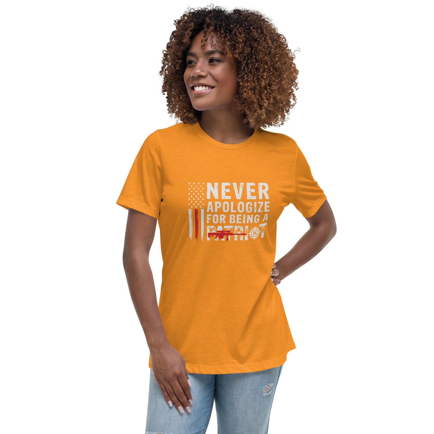 Liberty & Lead Apparel Heather Marmalade / S Never Apologize