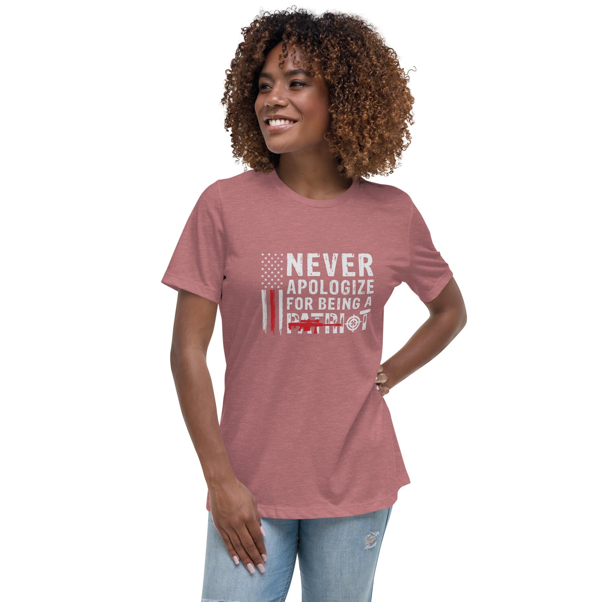 Liberty & Lead Apparel Heather Mauve / S Never Apologize