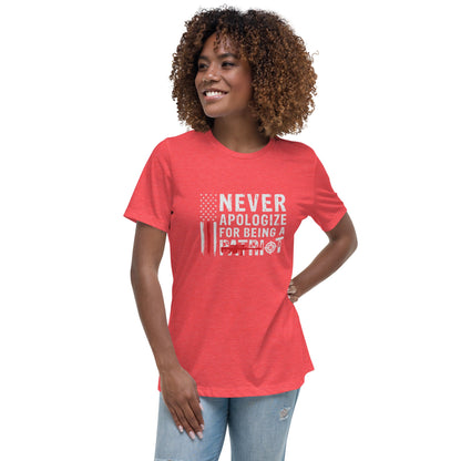 Liberty & Lead Apparel Heather Red / S Never Apologize