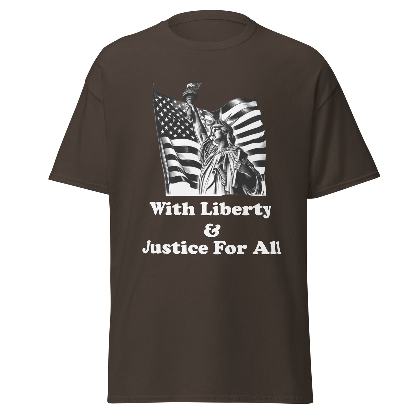 Liberty & Lead Apparel Dark Chocolate / S Pledge of Allegiance - Men's Classic Tee