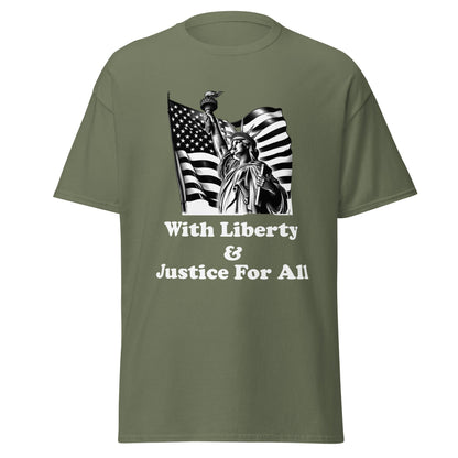 Liberty & Lead Apparel Military Green / S Pledge of Allegiance - Men's Classic Tee