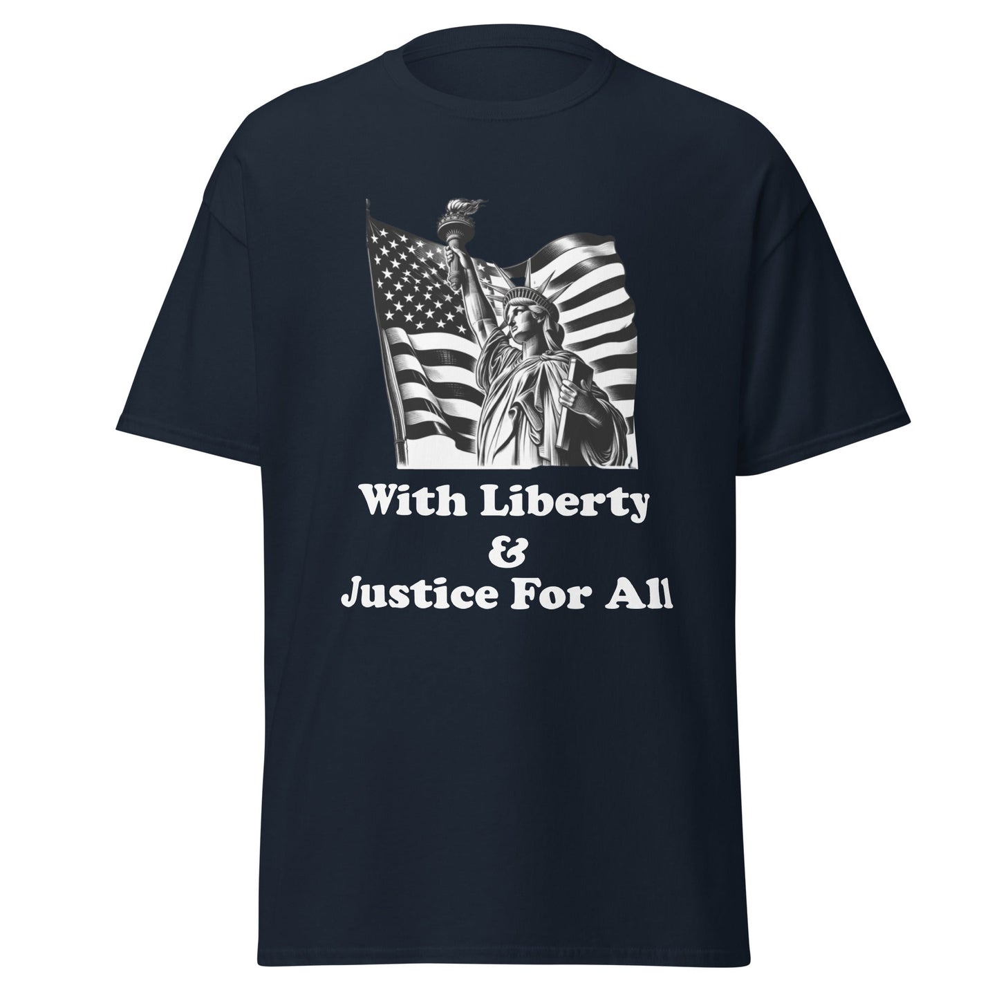 Liberty & Lead Apparel Navy / S Pledge of Allegiance - Men's Classic Tee