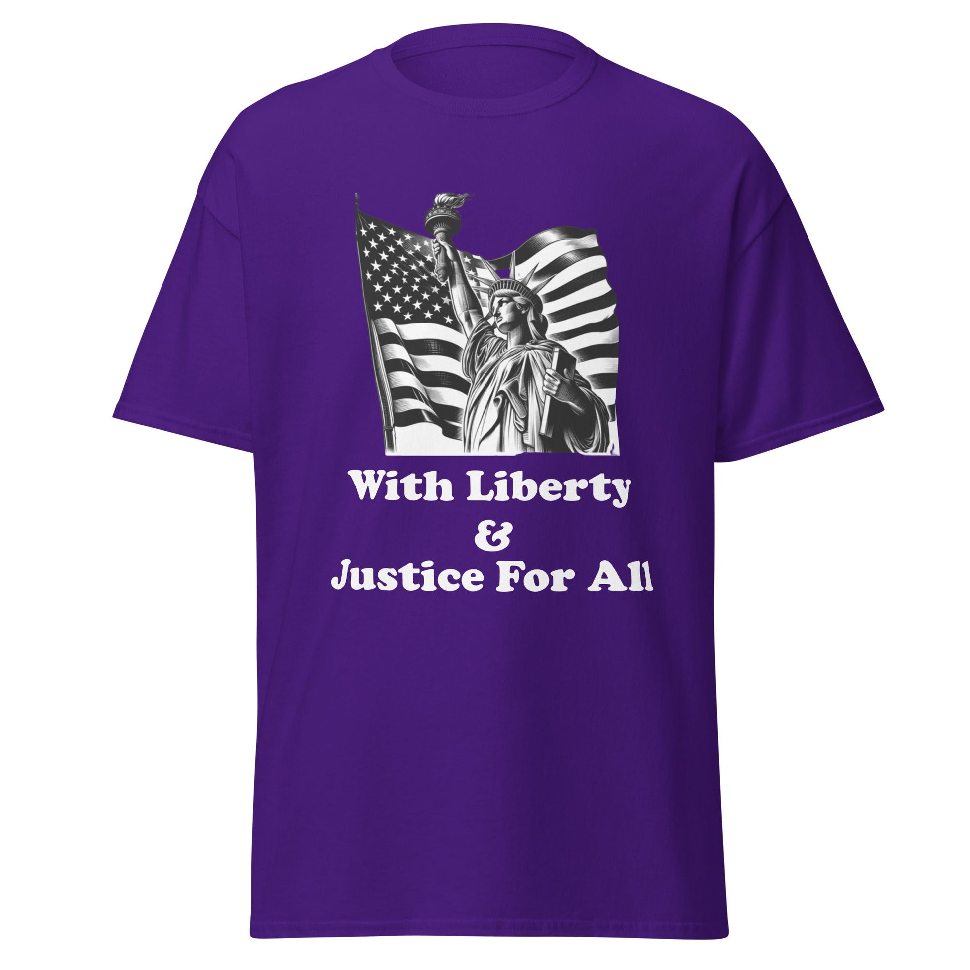 Liberty & Lead Apparel Purple / S Pledge of Allegiance - Men's Classic Tee