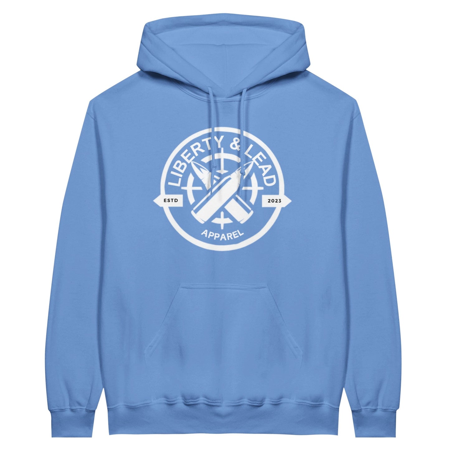 Liberty & Lead Apparel Print Material Carolina Blue / S Pro 2A Love Is The Answer But I Carry Just In Case 2nd Amendment - Unisex Hoodie