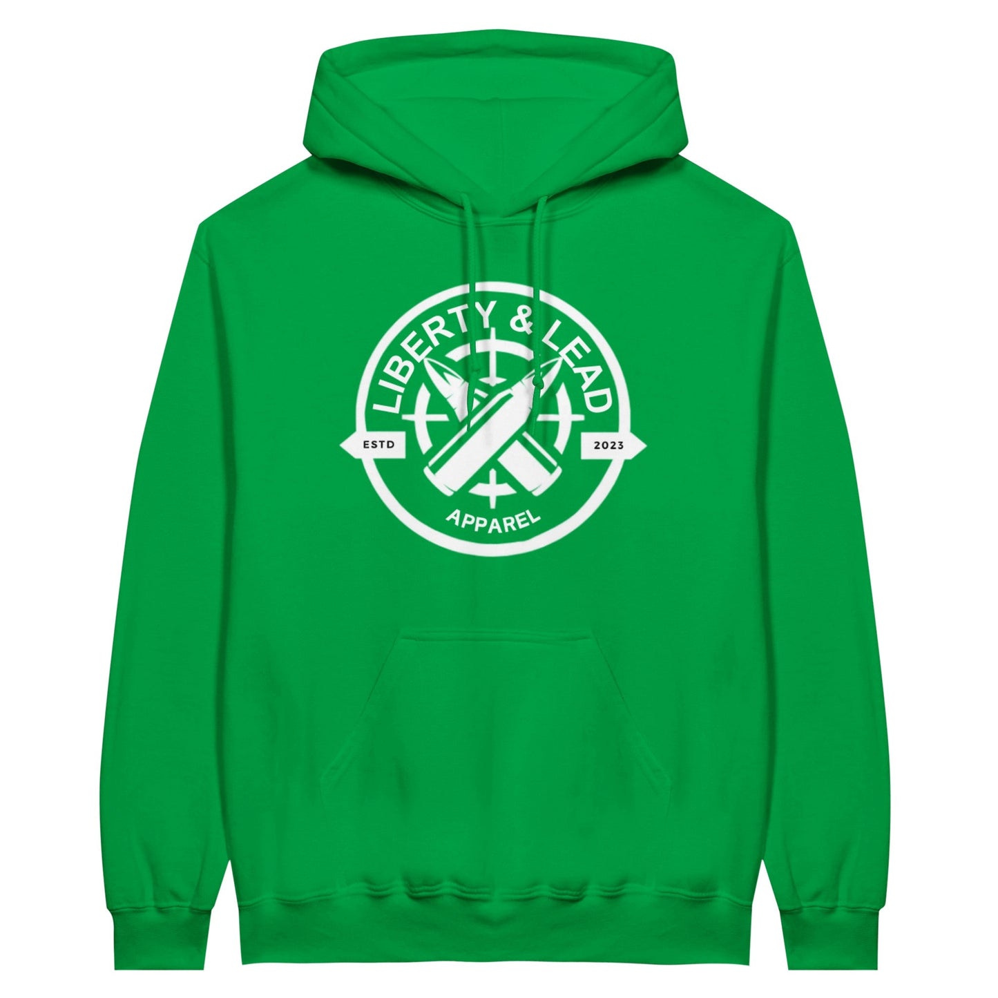 Liberty & Lead Apparel Print Material Irish Green / S Pro 2A Love Is The Answer But I Carry Just In Case 2nd Amendment - Unisex Hoodie