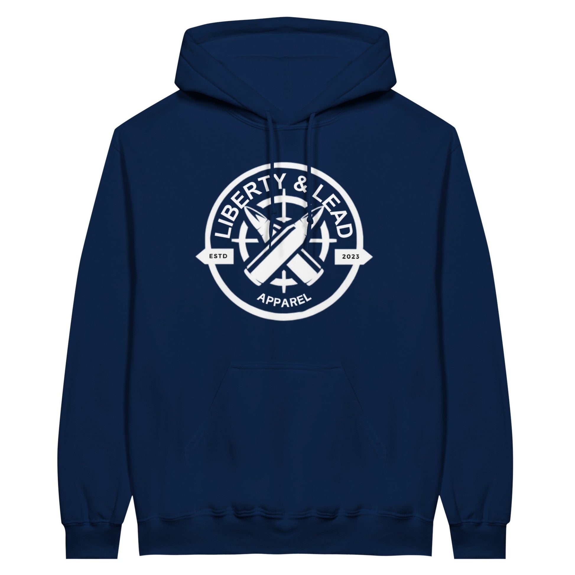 Liberty & Lead Apparel Print Material Navy / S Pro 2A Love Is The Answer But I Carry Just In Case 2nd Amendment - Unisex Hoodie