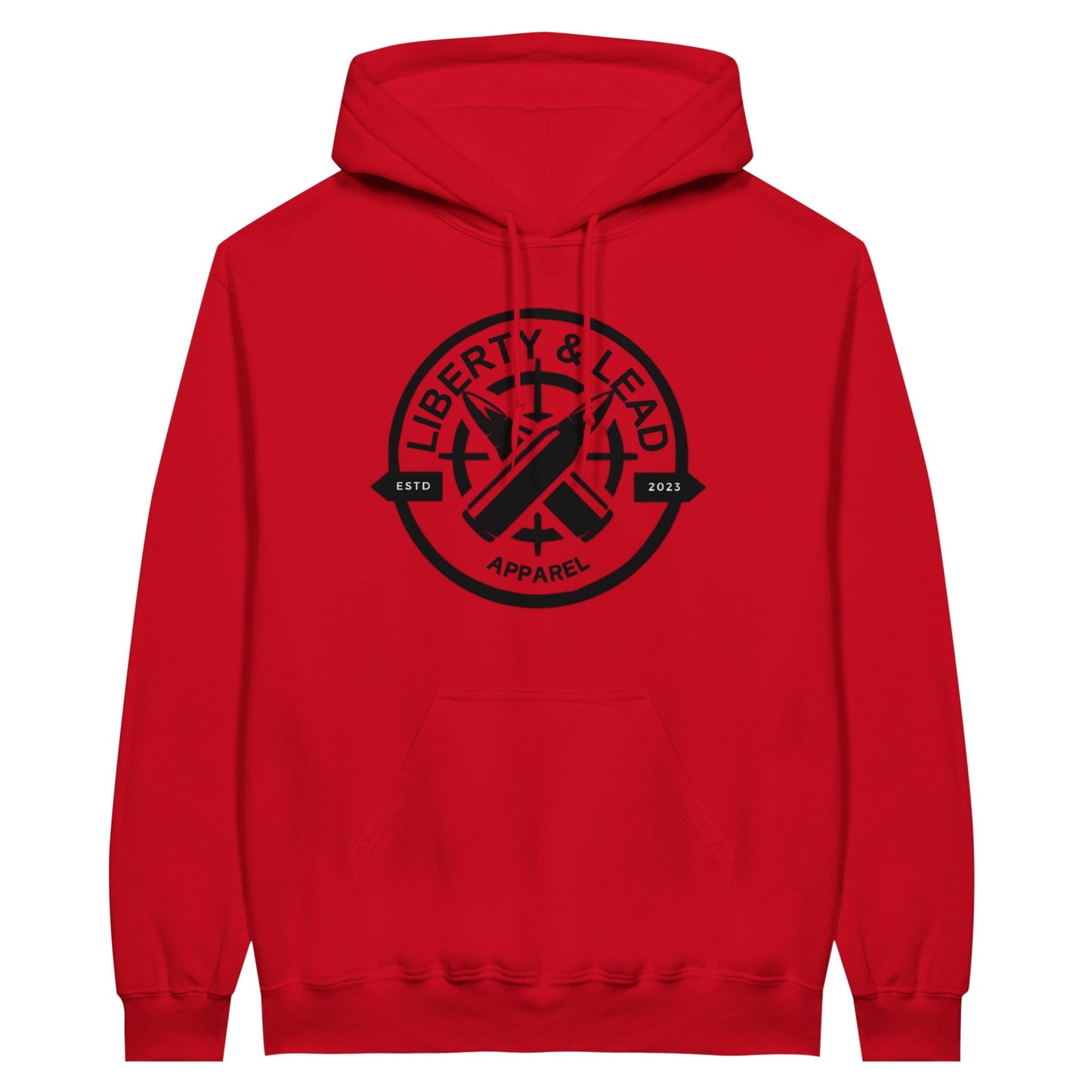 Liberty & Lead Apparel Print Material Red / S Pro 2A Love Is The Answer But I Carry Just In Case 2nd Amendment - Unisex Hoodie