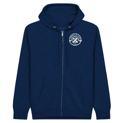 Liberty & Lead Apparel Print Material Navy / S Pro 2A Love Is The Answer But I Carry Just In Case 2nd Amendment - Unisex Zip Hoodies