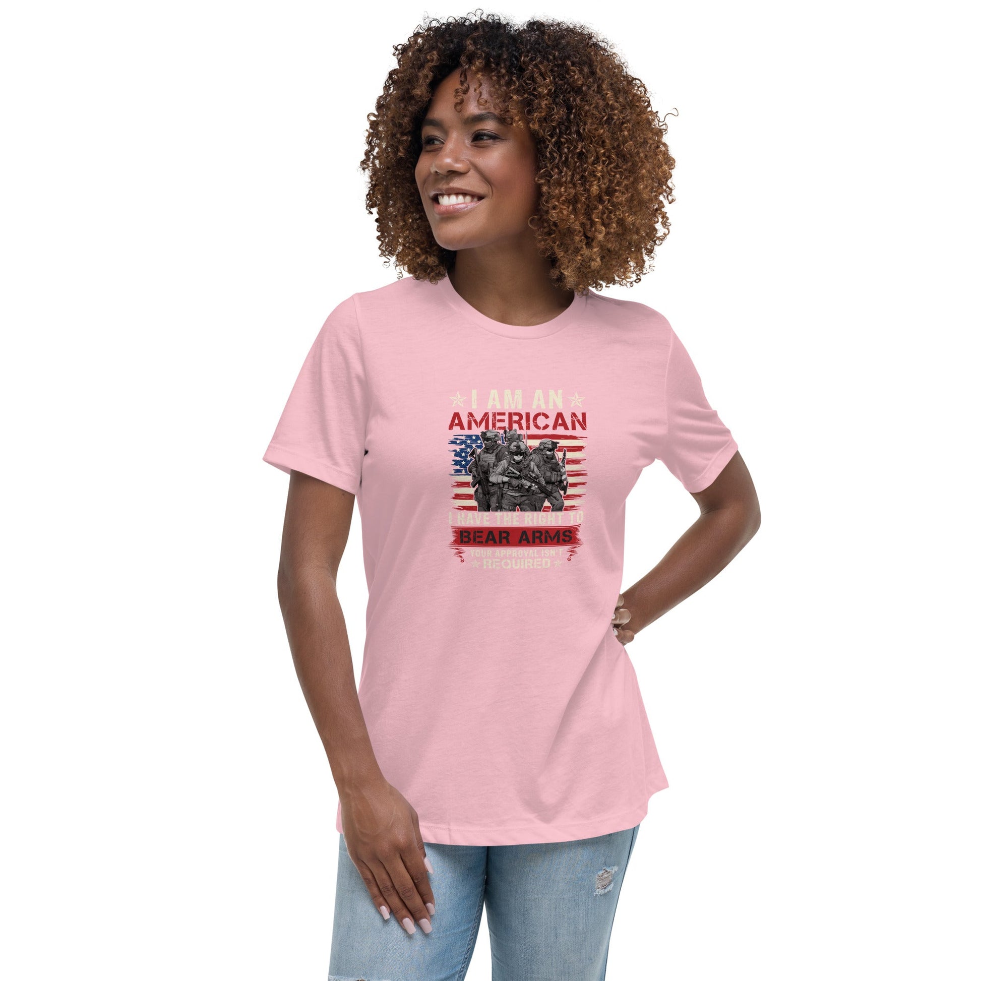 Liberty & Lead Apparel Pink / S Right To Bear Arms