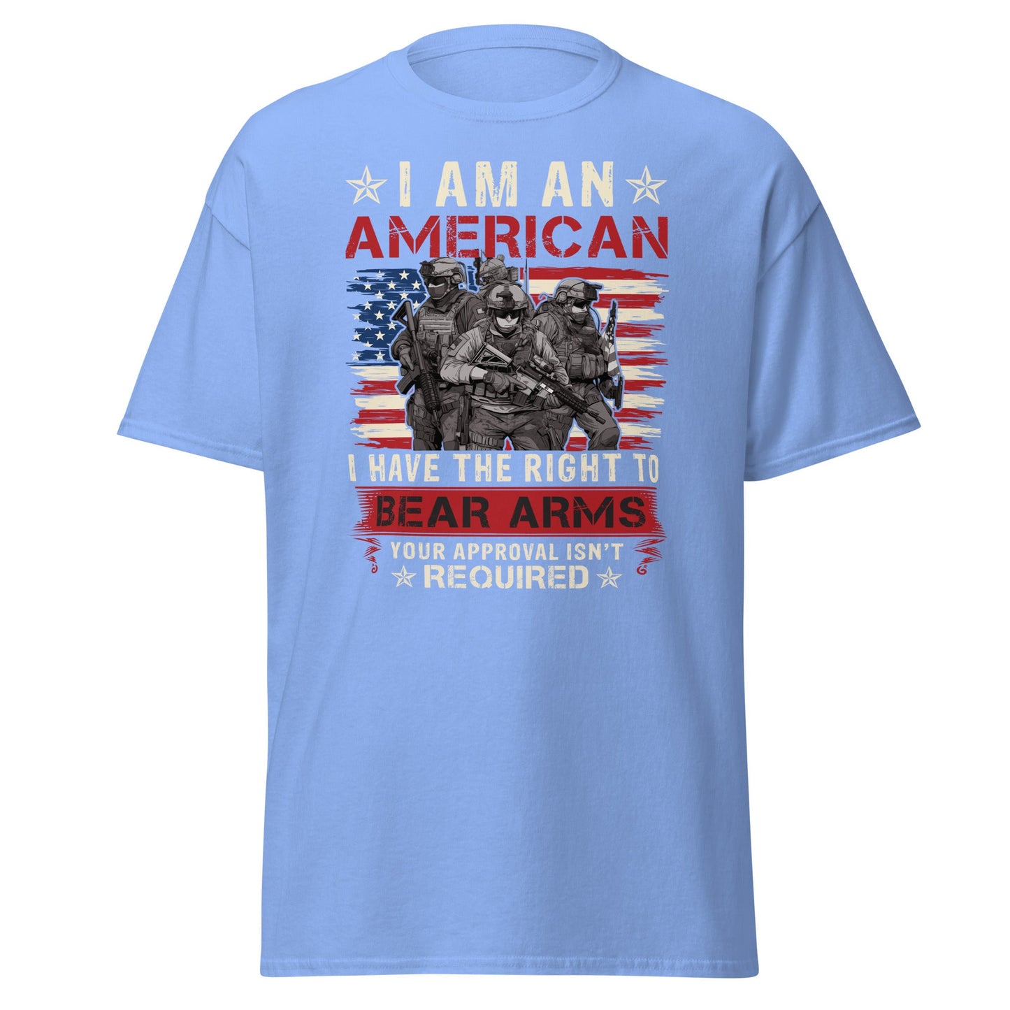 Liberty & Lead Apparel Carolina Blue / S Right to Bear Arms - Men's Classic Tee